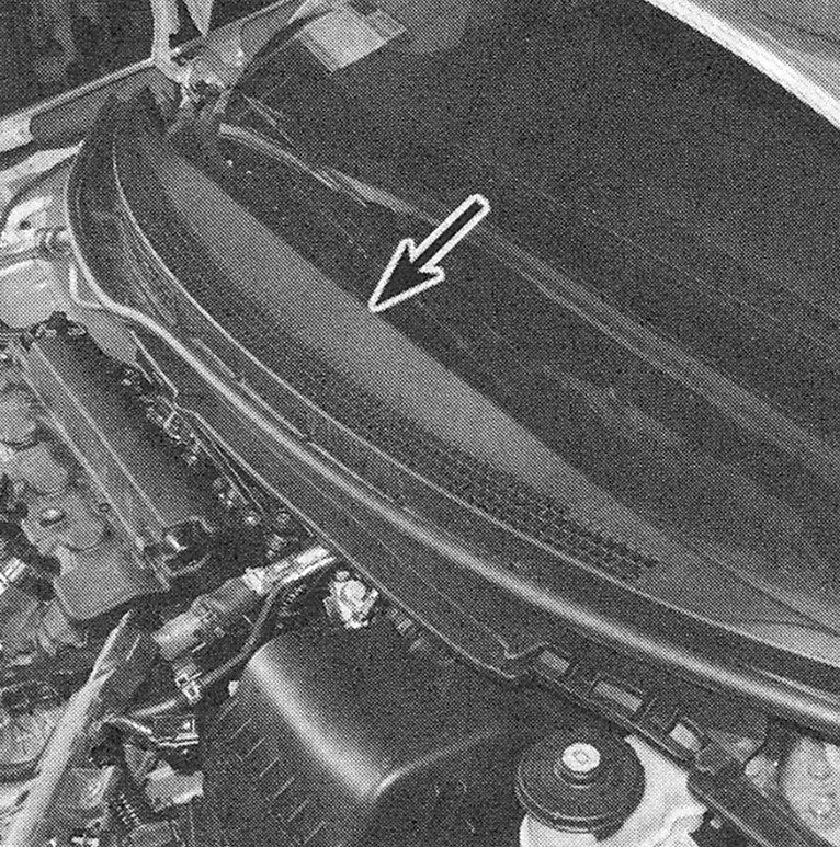 Honda Civic & CRV Body | Cowl cover - removal and installation 