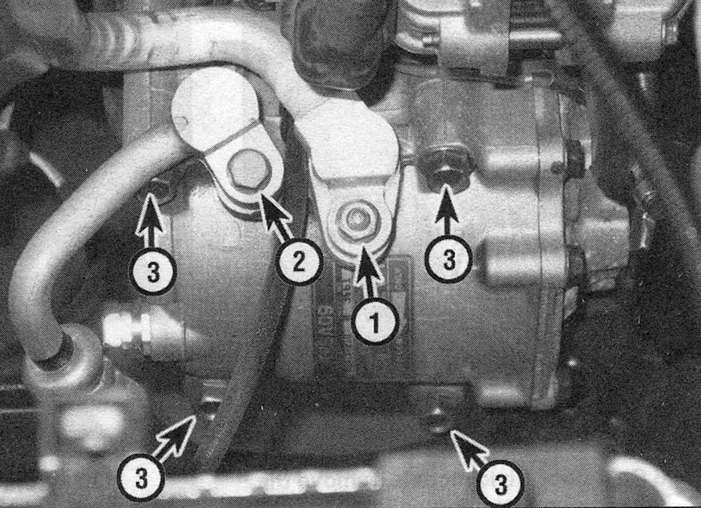 Honda Civic & CRV Cooling, heating and air conditioning systems | Air conditioning compressor - removal and installation